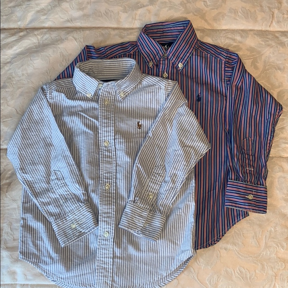 Bundle of 2 boys Ralph Lauren shirts size 3/3T